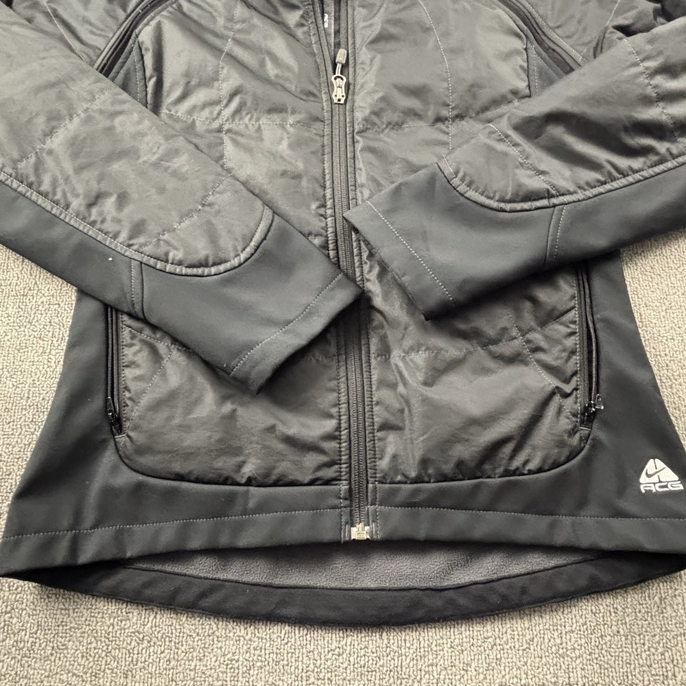 Vintage Nike ACG Jacket Womens Medium Full Zip Removable Sleeves Ladies - Picture 7 of 14